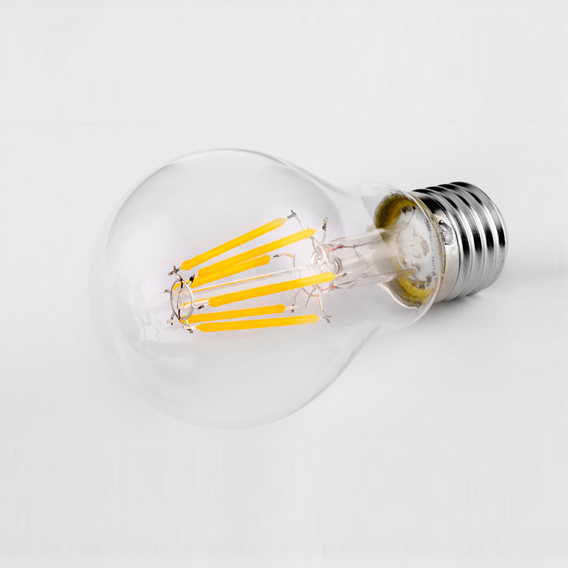 led a60 filament bulb 2w/4w/6w/8w energy saving ra80 for restaurant bar with glass cover