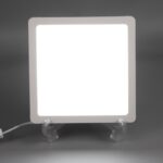 led backlight small panel light 6w/12w/18w/24w ra80 for home and office with iron base and plastic cover