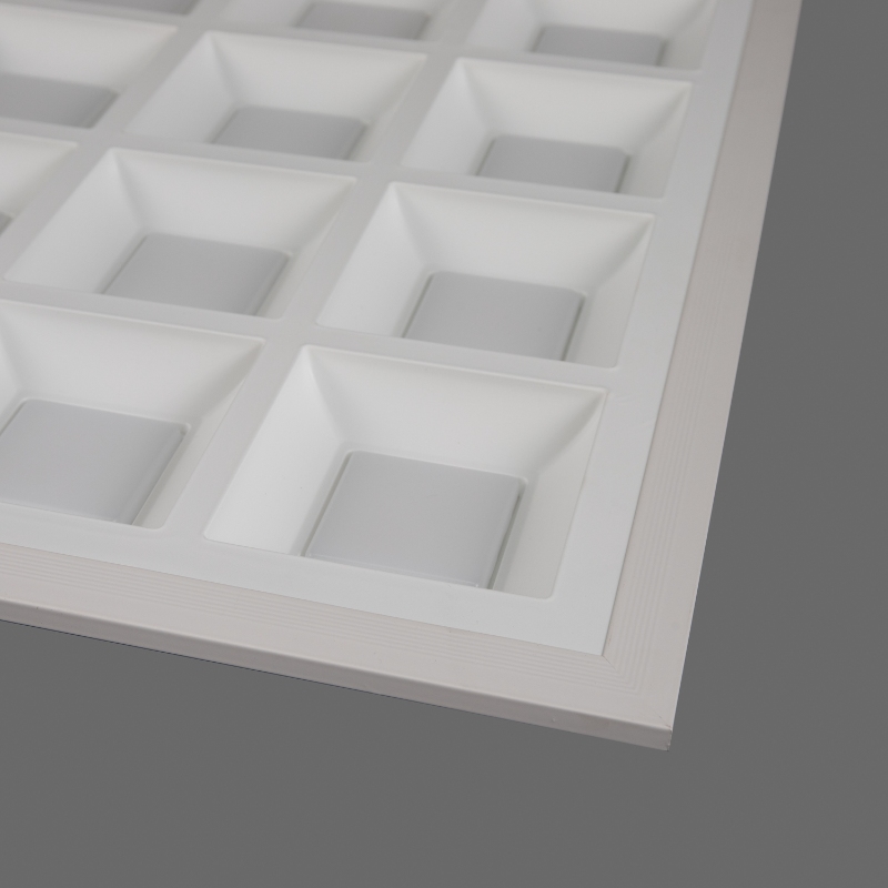 led big panel light 25 grid square lamp 60w/96w ra80 for house with pc cover