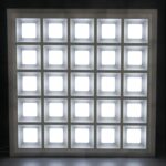 led big panel light 25 grid square lamp 60w/96w ra80 for house with pc cover