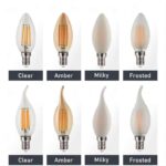 led c35 filament bulb 2w/4w/6w energy saving ra80 for hotel home with glass cover