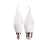 led candle bulb 3w/5w/7w/9w ra80 for house and hotel with pc cover