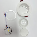 led dimming downlight 7w 4 colors ra80 for living room with plastic shell