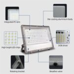 led flood light 50w/100w/150w/200w/300w waterproof ip65 for park/square with pc lens