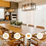led g95 filament bulb 4w/6w/8w/10w energy saving ra80 for home with glass cover