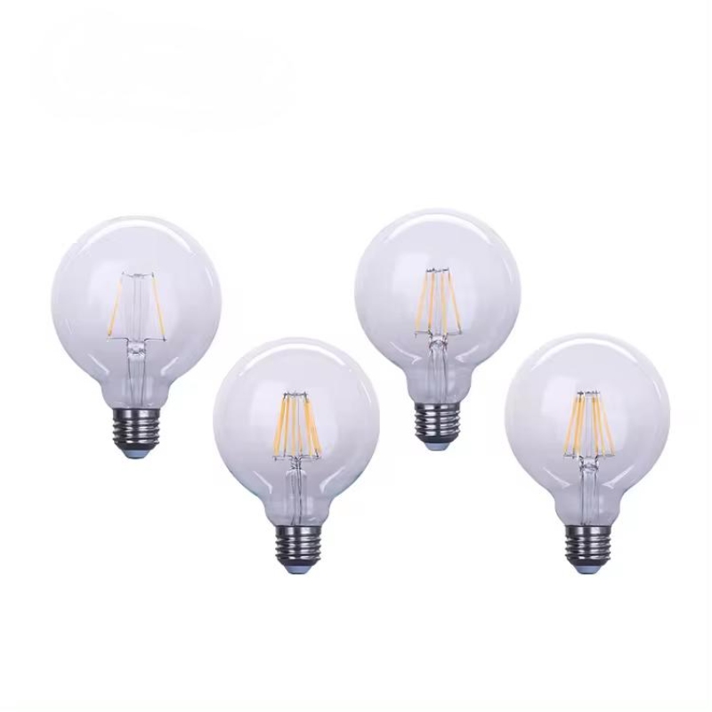 led g95 filament bulb 4w/6w/8w/10w energy saving ra80 for home with glass cover