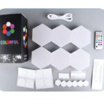 led hive light 2w app and touch control for home with abs