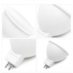 led mr16 light 5w ra80 for house/shop/shopwindow with plastic clad aluminum body