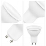 led smart bulb gu10 5w ra80 for home with pc cover
