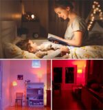 led smart flame bulb 6w ra80 for home with plastic cover