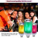 led smart flame music bulb 8w ra80 for home with plastic cover