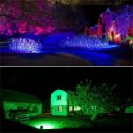 led smart flooding light 20w/30w/50w ip66 pf0.9 for courtyard with glass cover