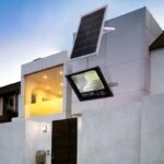 led solar flood light 25w/60w/100w/200w/300w waterproof ip66 for house with abs cover
