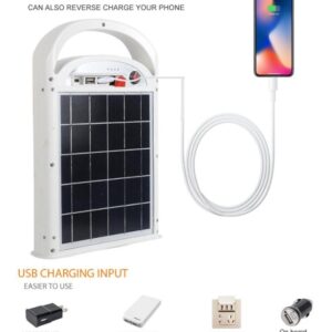 led solar music light 100w waterproof ip65 for outsides with abs housing
