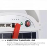 led solar music light 100w waterproof ip65 for outsides with abs housing