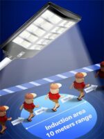 led solar street light 180w/240w/300w waterproof ip65 for road with abs housing