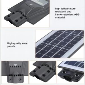 led solar street light 30w/60w/90w waterproof ip65 for road with abs housing