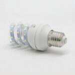 led spiral light 7w/9w/12w/16w/20w/24w/30w/36w ra80 for house/school/office with glass and pbt body