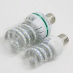 led spiral light 7w/9w/12w/16w/20w/24w/30w/36w ra80 for house/school/office with glass and pbt body