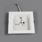 led square and round small panel light 7w/11w/16w/22w ra70 pf0.5 for home and office with plastic cover