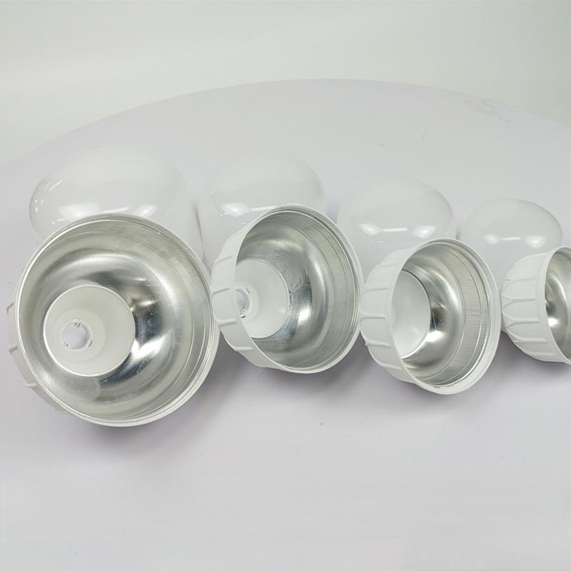 led t bulb pc cover with plastic clad aluminum housing 80mm/100mm/120mm/140mm