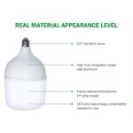 led t shape bulb 20w/30w/40w/50w/60w ra80 for house with plastic clad aluminum and pc cover