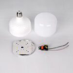 led t shape bulb 20w/30w/40w/50w/60w ra80 for house with plastic clad aluminum and pc cover