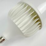 led t shape bulb 40w/50w/60w/80w/100w/120w 105lm/w for workshop with plastic coated aluminum housing