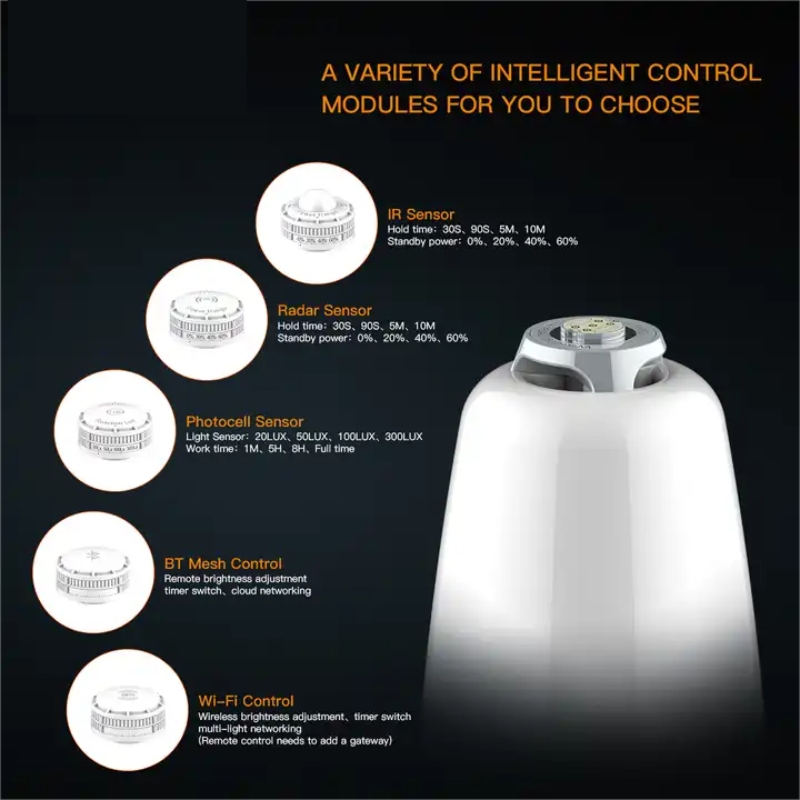 led wp1 smart street light 36w waterproof ip65 for road with hollow design and pc cover