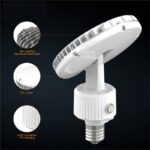 rs2 smart multi angle industrial light 65w/80w/100w/120w pf0.9 for warehouse with die casting aluminum and pc cover