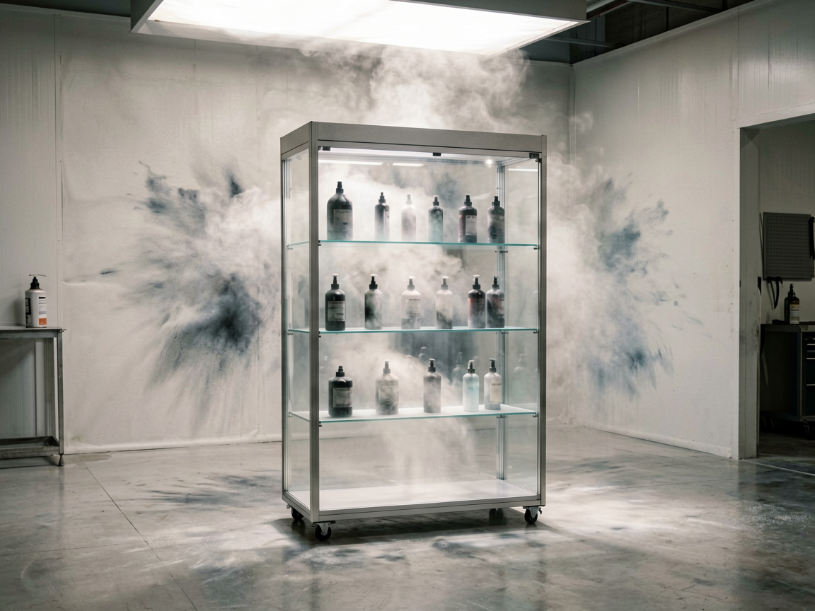 inline finishing spray booth