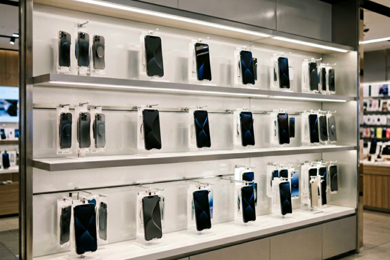pf electronics phone wall