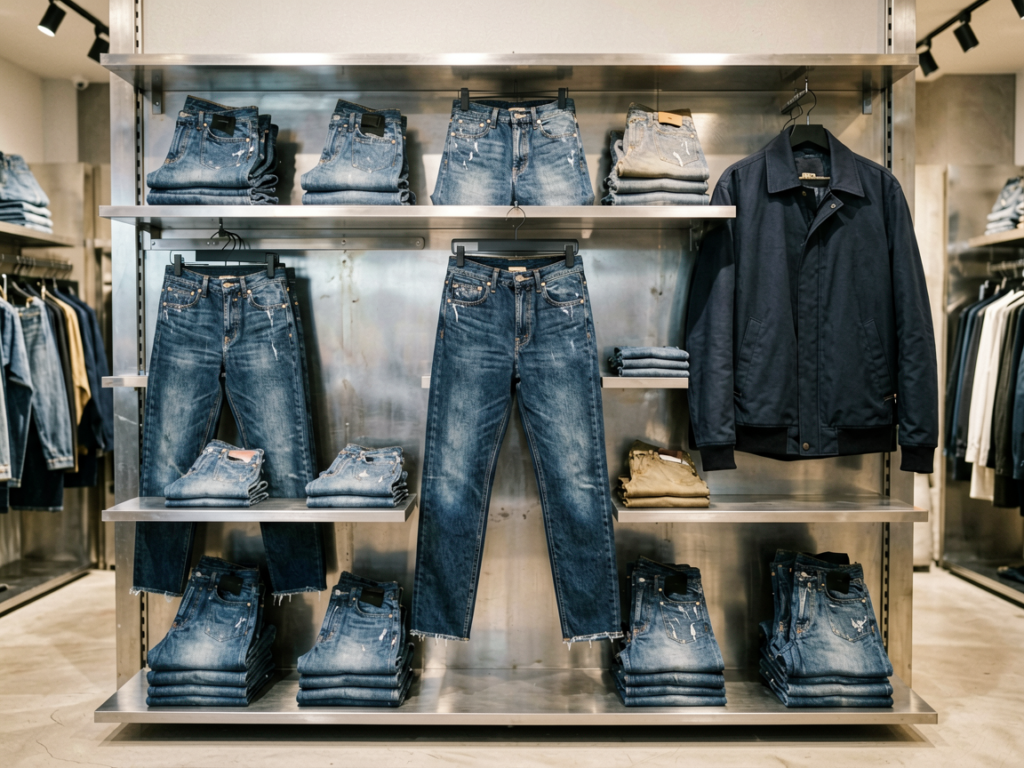 pf fashion denim wall