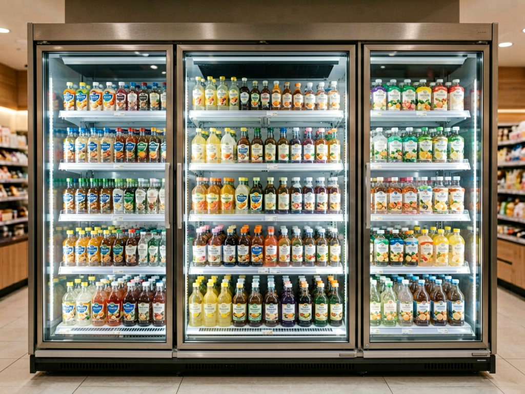 pf food beverage fridge