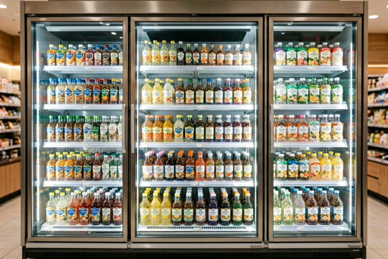 pf food beverage fridge