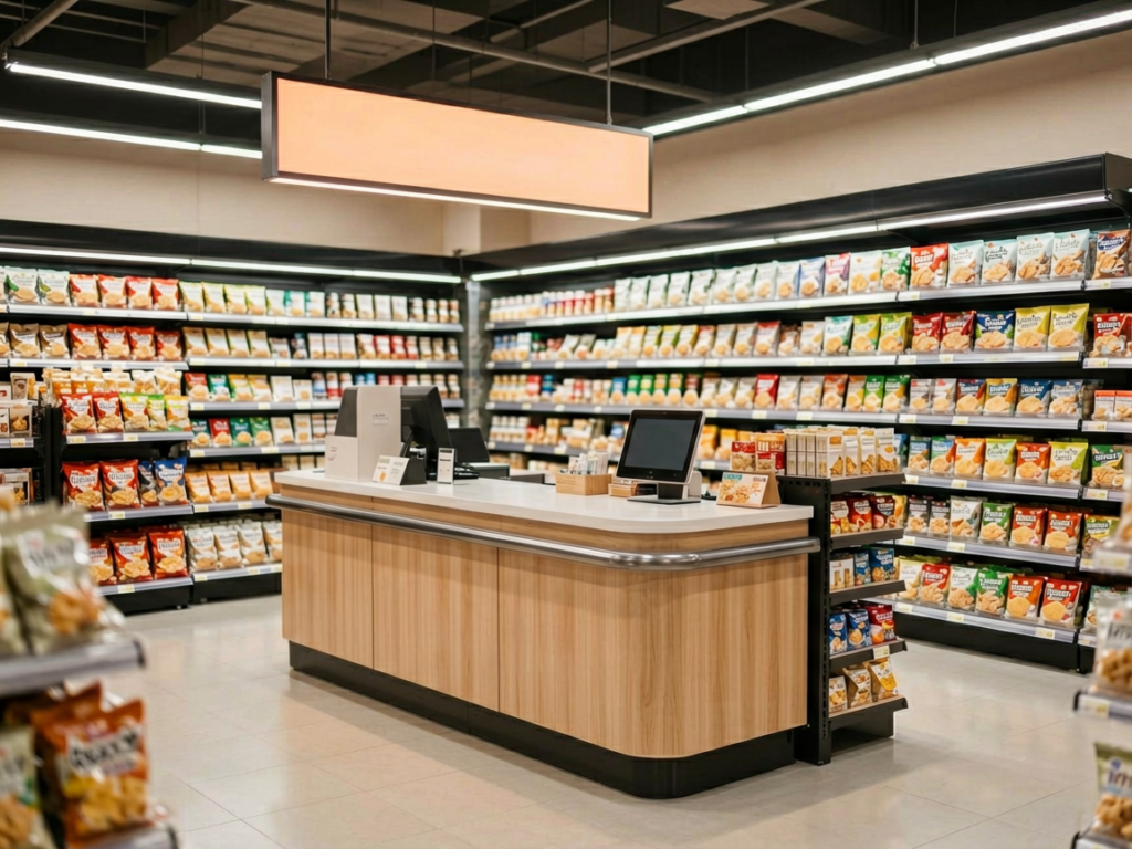 pf supermarket checkout zone