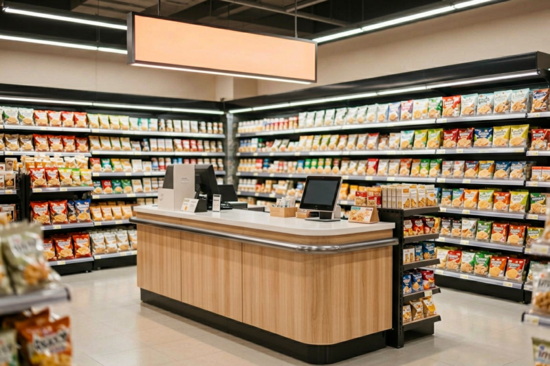 pf supermarket checkout zone