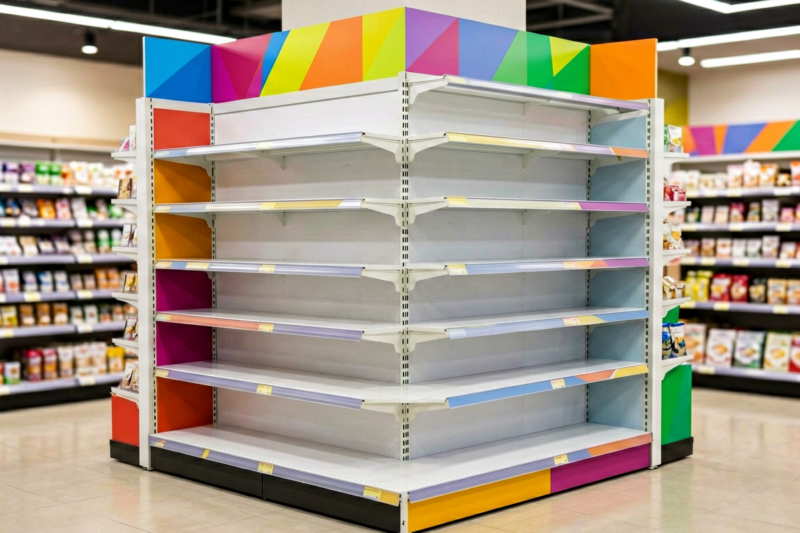 pf supermarket promotional endcap