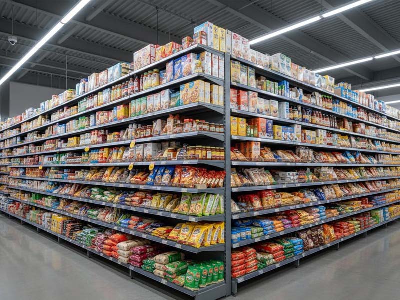 supermarket shelving